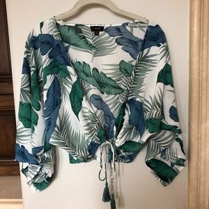 On-Twelth Tropical Tie Long Sleeve